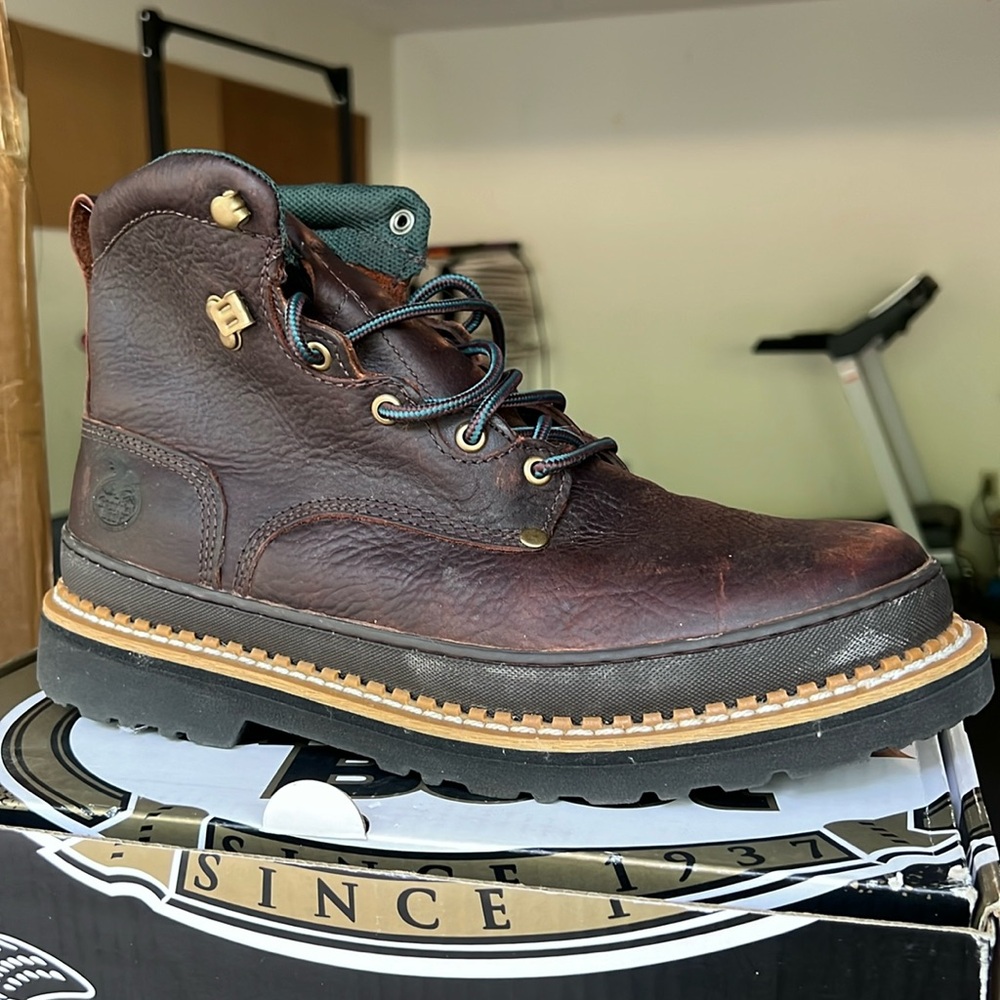 Gerogia Giant Men’s Work Boots, Brown, Size 11 1/2W